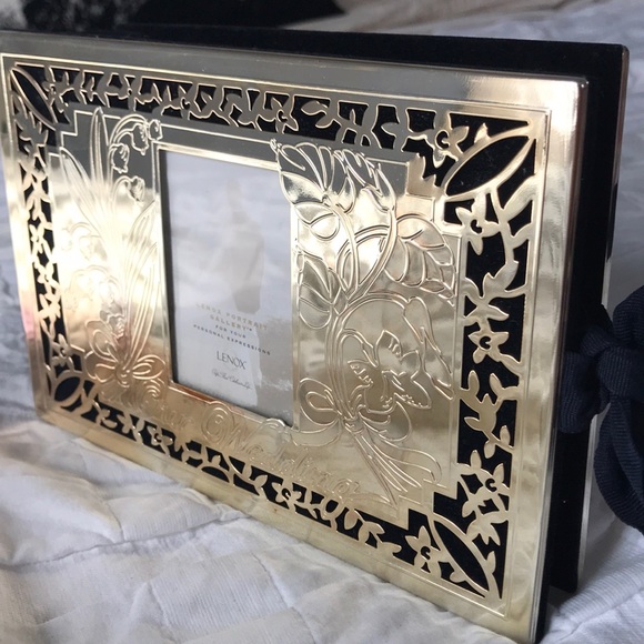 Lenox Our Wedding silver plate photo album for 4x6 - Picture 2 of 16